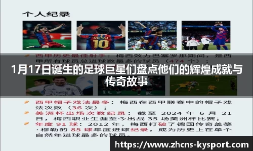 1月17日诞生的足球巨星们盘点他们的辉煌成就与传奇故事